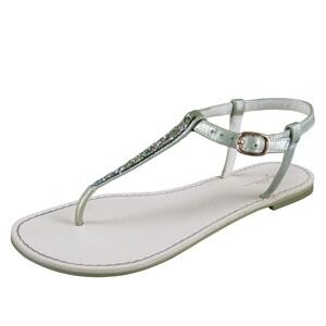 Ruby & Bloom Youth Girls Sandals Shoes Size 4 Medium Gold Synthetic‎ Buckle